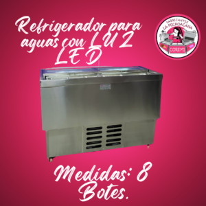 Refrigerador para aguas de 8 botes de 20 litros