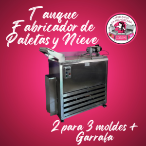 Tanque Fabricador de 2 para 3 moldes más Garrafa