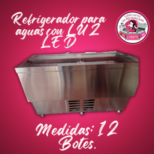 Refrigerador para aguas de 12 botes de 20 litros